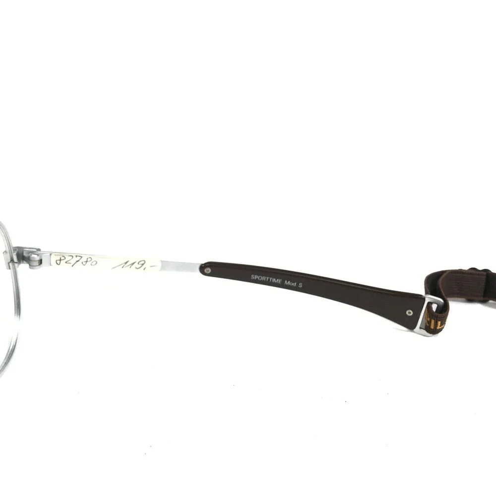 Sporttime Mod.S Sport Safety Eyeglasses Frames Brown Matte Grey Aviator 135